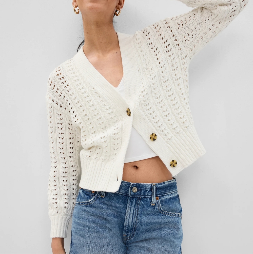 Gap Crochet Cardigan